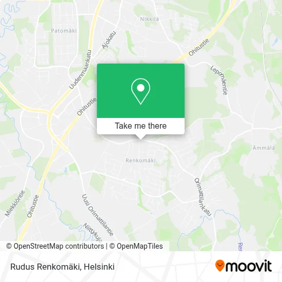 Rudus Renkomäki map