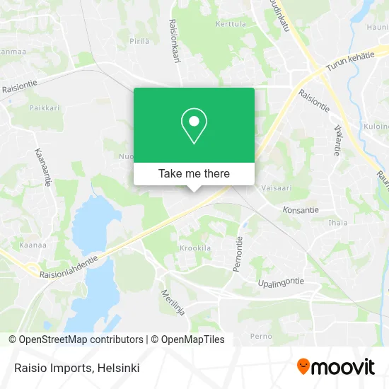 Raisio Imports map