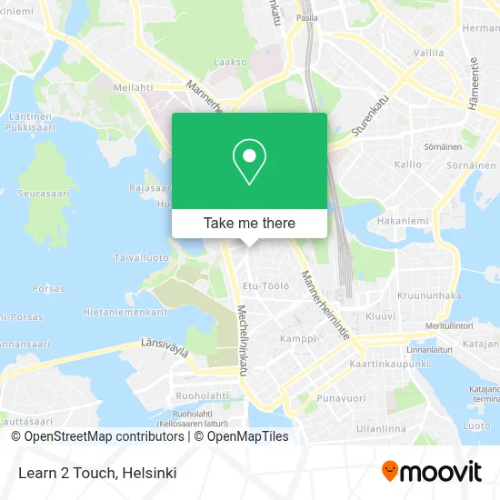Learn 2 Touch map
