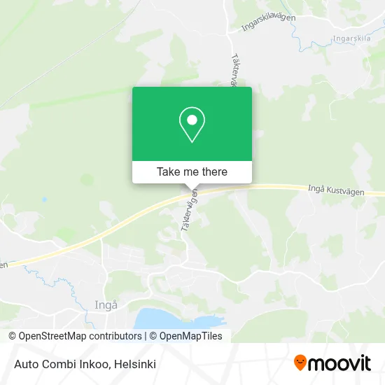 Auto Combi Inkoo map