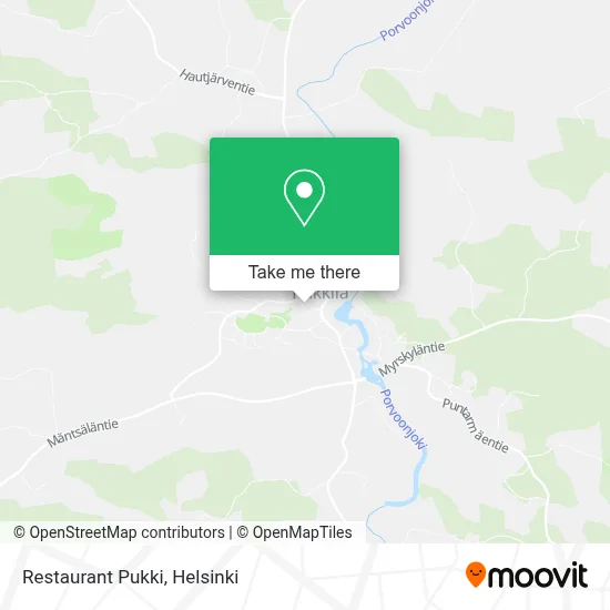 Restaurant Pukki map