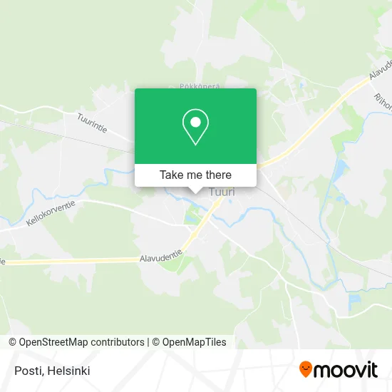 Posti map