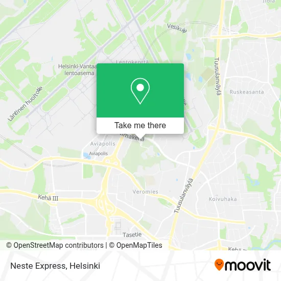Neste Express map