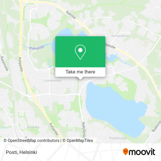 Posti map