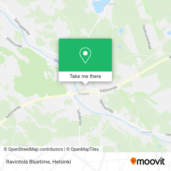 Ravintola Bluetime map