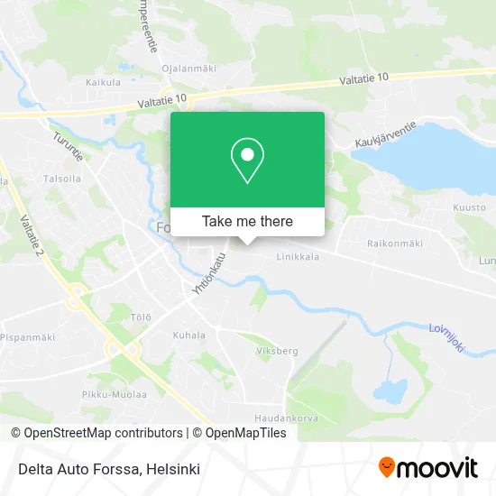 Delta Auto Forssa map