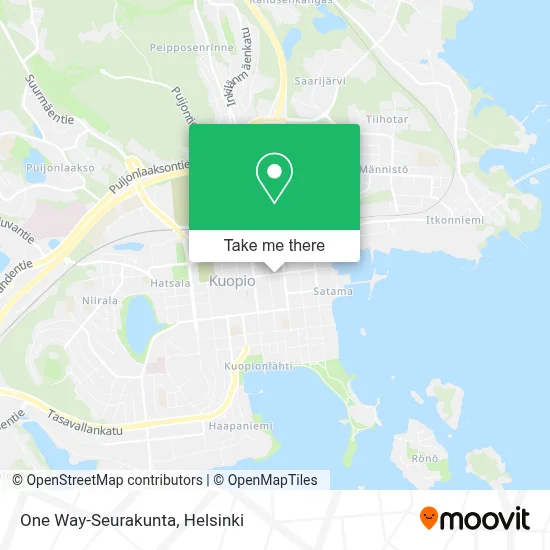 One Way-Seurakunta map