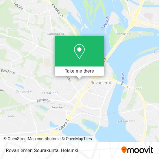 Rovaniemen Seurakunta map