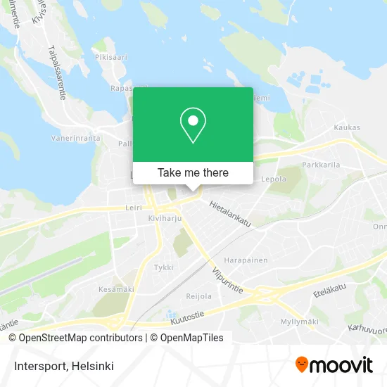 Intersport map