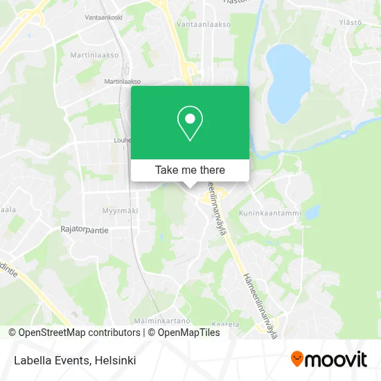 Labella Events map