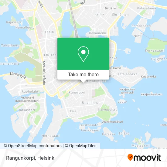 Rangunkorpi map