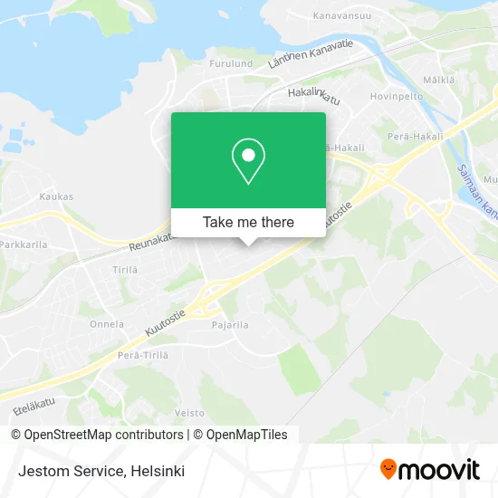 Jestom Service map