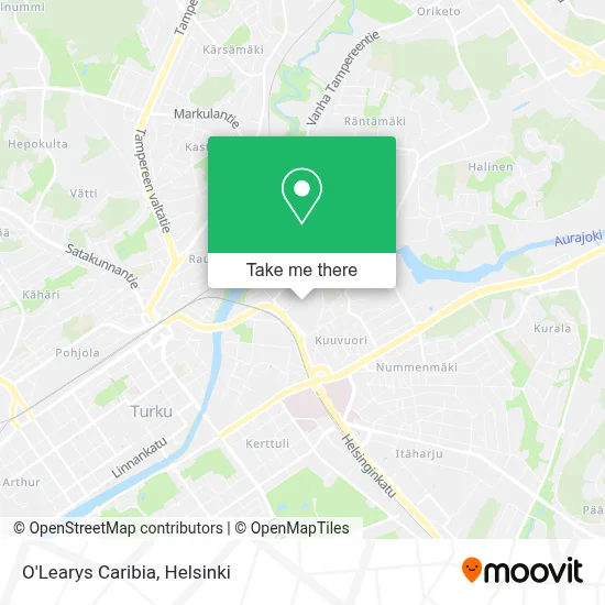 O'Learys Caribia map