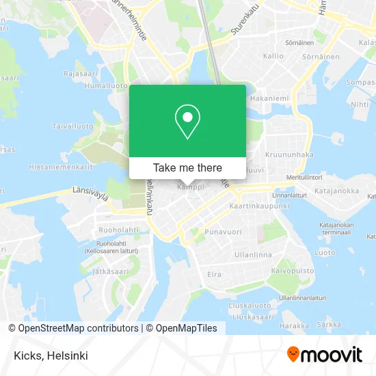 Kicks map