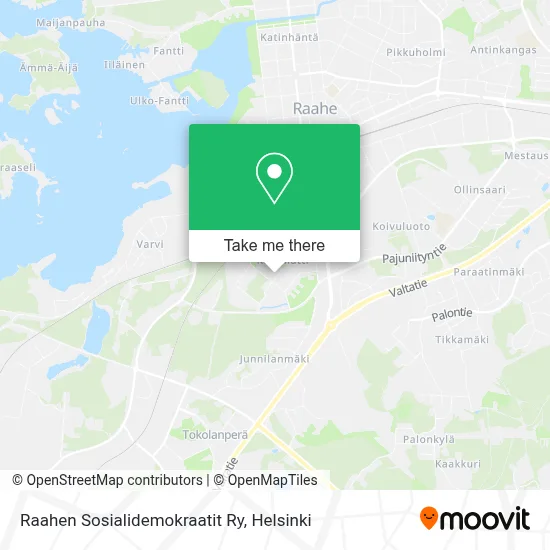 Raahen Sosialidemokraatit Ry map
