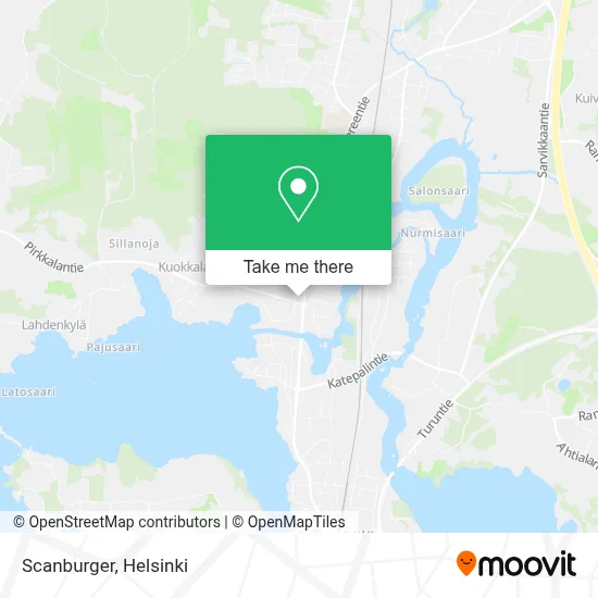 Scanburger map