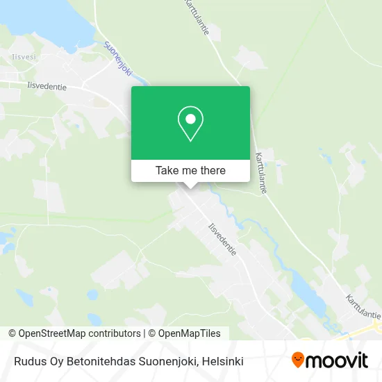 Rudus Oy Betonitehdas Suonenjoki map