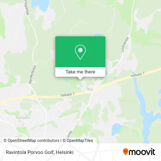 Ravintola Porvoo Golf map