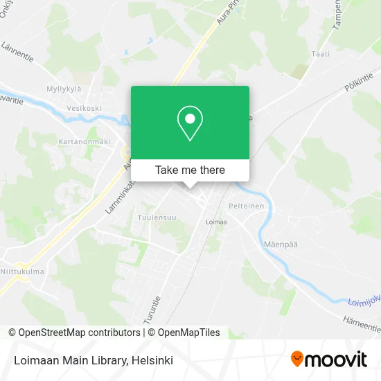 Loimaan Main Library map