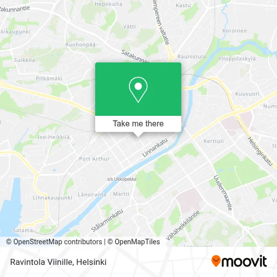 Ravintola Viinille map