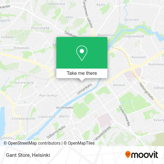 Gant Store map
