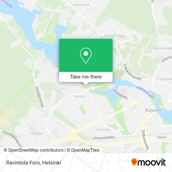 Ravintola Fors map