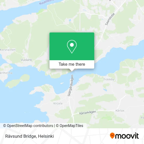 Rävsund Bridge map