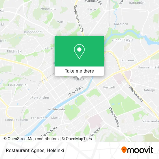 Restaurant Agnes map