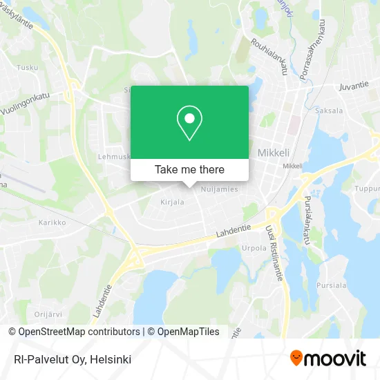 Rl-Palvelut Oy map