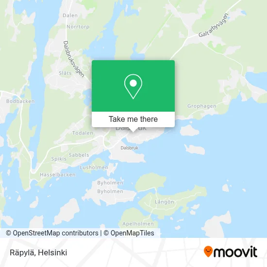Räpylä map