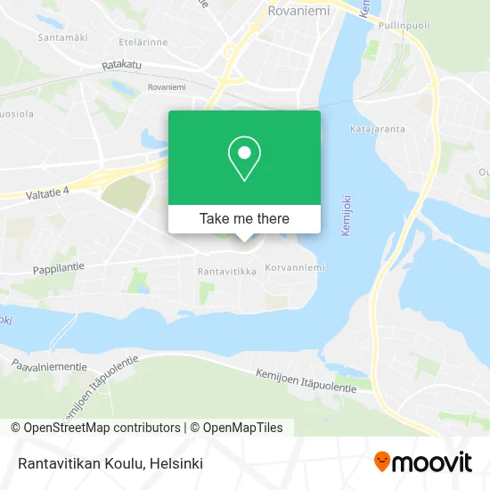 Rantavitikan Koulu map