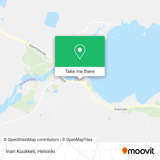 Inari Kuukkeli map