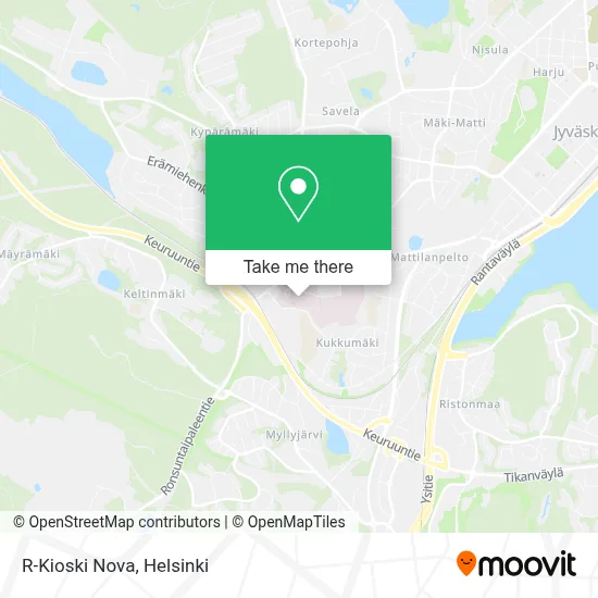 R-Kioski Nova map