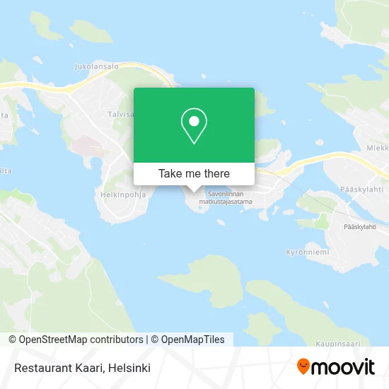 Restaurant Kaari map