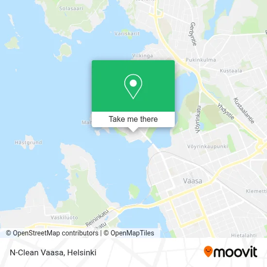 N-Clean Vaasa map