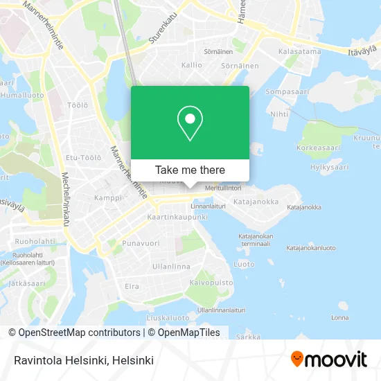 Ravintola Helsinki map