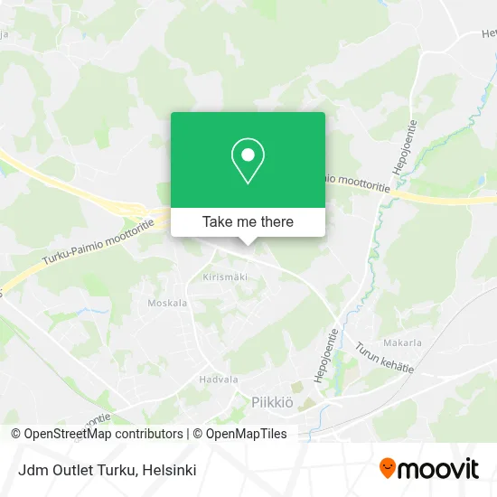 Jdm Outlet Turku map