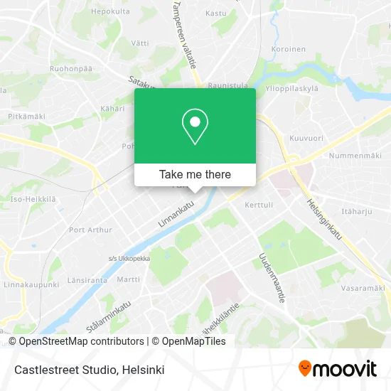 Castlestreet Studio map