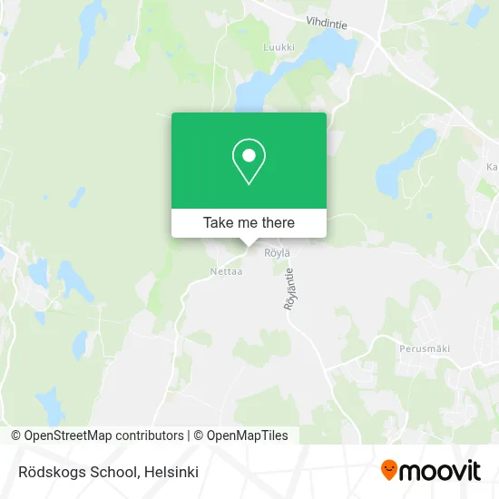 Rödskogs School map