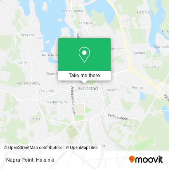 Napra Point map