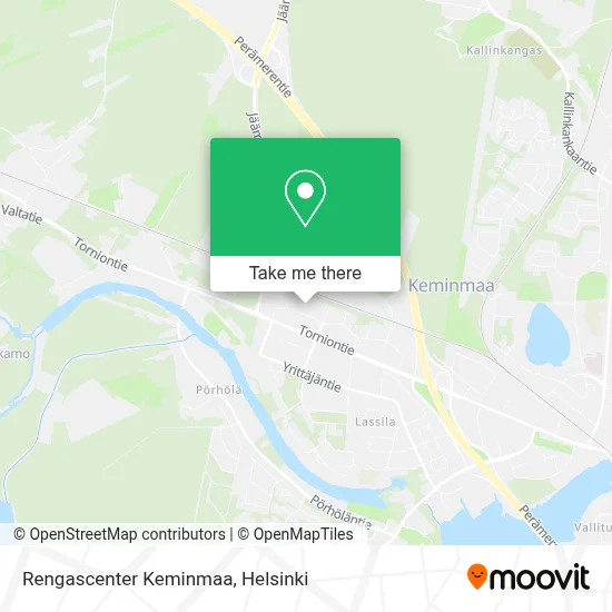 Rengascenter Keminmaa map