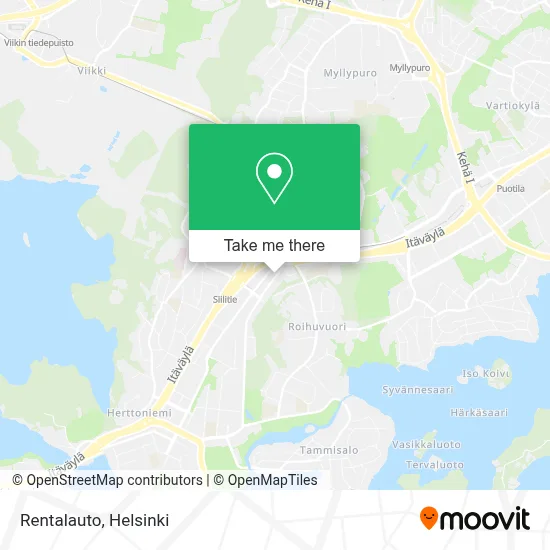 Rentalauto map