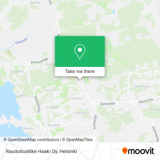 Raudoitusliike Haaki Oy map