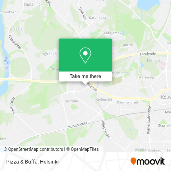 Pizza & Buffa map