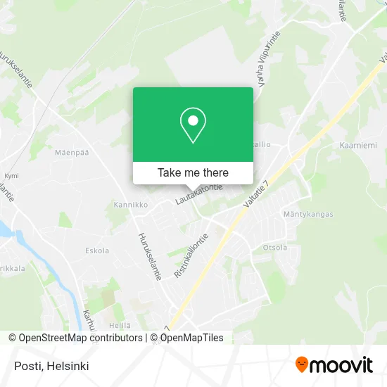 Posti map