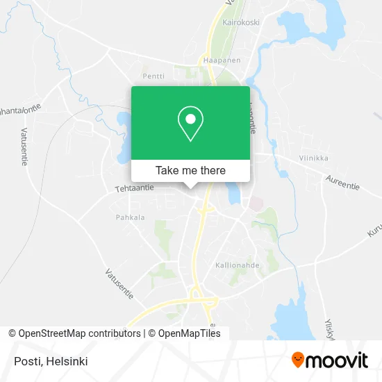 Posti map