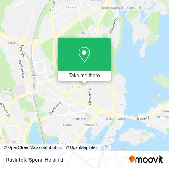 Ravintola Spora map