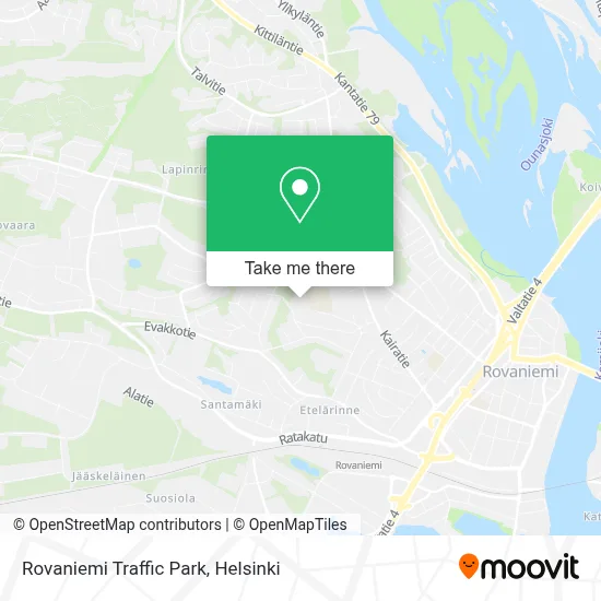 Rovaniemi Traffic Park map