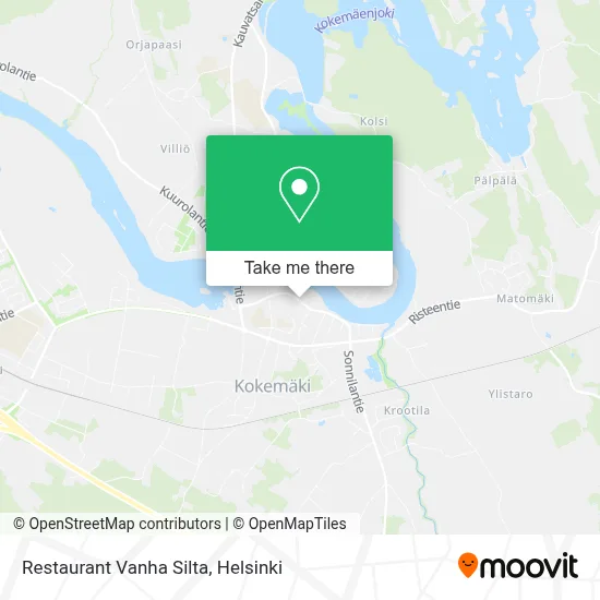 Restaurant Vanha Silta map