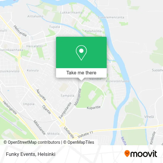 Funky Events map